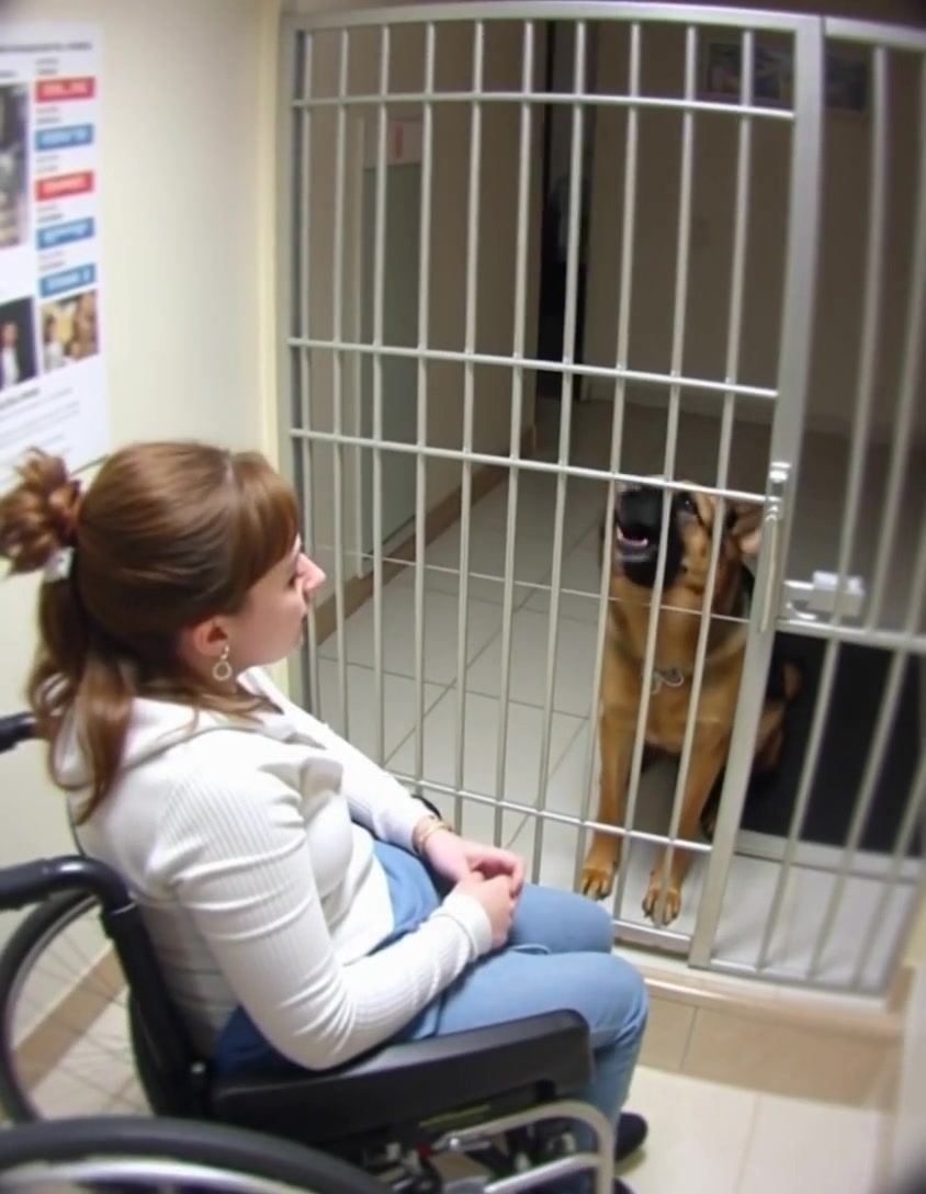 The Shelter’s Most Aggressive Dog Met a Girl in a Wheelchair… What Happened Next Stunned