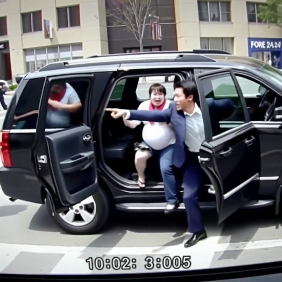 Husband Kicks Pregnant Wife Out Of New Car “New Car, Don’t Make Me More Unlucky”