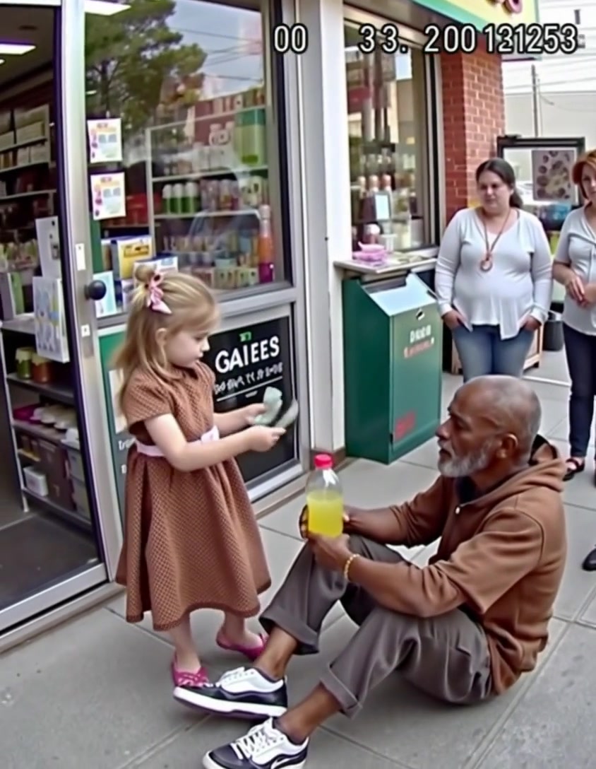 My 7-Year-Old Gave Her Lemonade and Some of Her Savings to a Crying Man Outside