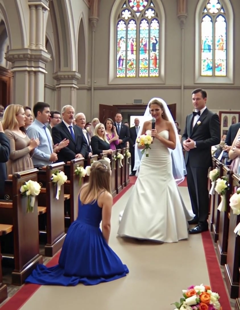 On my wedding day, just as I was about to say my vows, my maid