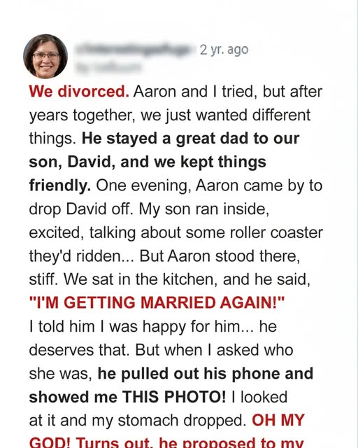 When My Ex Told Me He Was Remarrying, I Never Expected to See Her